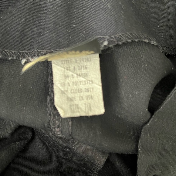 7th Alternative Vintage Black Loose Fit Pleated Slacks - Picture 7 of 7